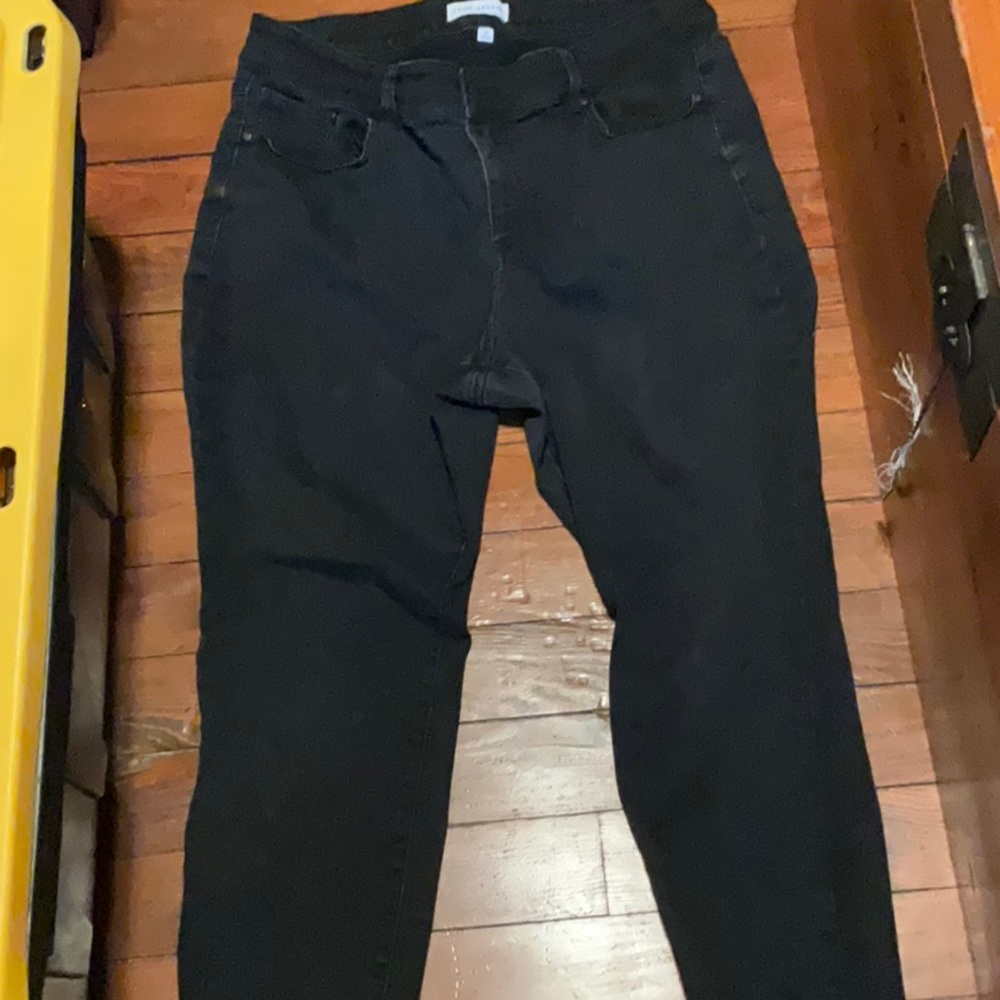 Lane Bryant Black High-Rise Skinny Jeans Sz. 20